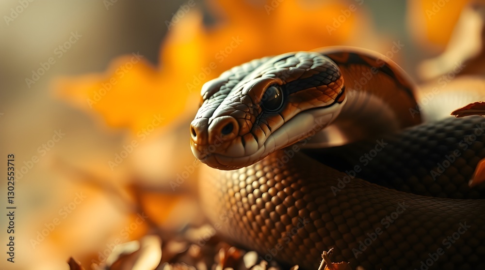 Fototapeta premium close up of a snake