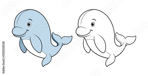  Majestic Beluga Whale Coloring Art