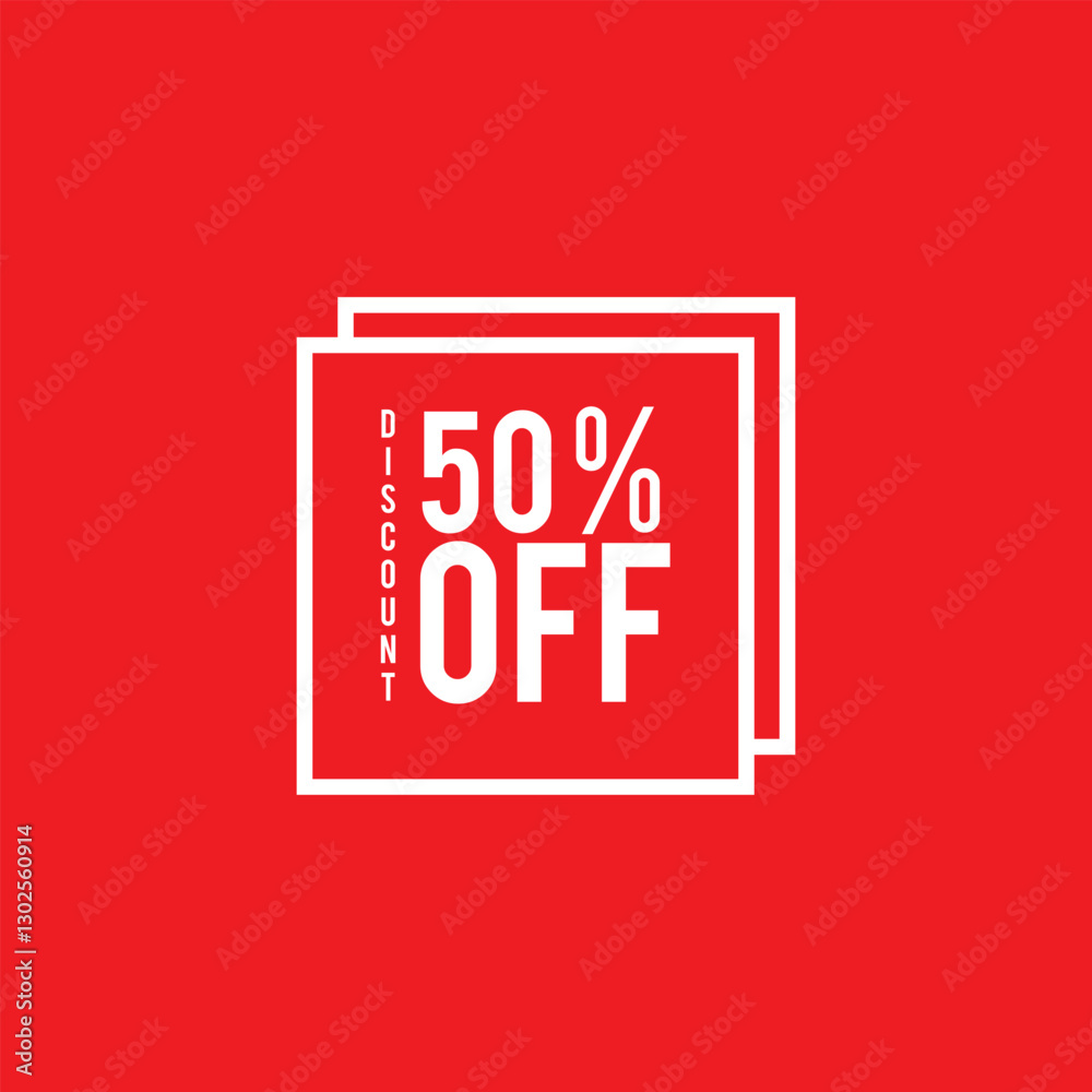 50% Off - Speech Bubble, Banner, Paper, Label Template. Vector Stock Illustration 50% Off - Speech Bubble, Banner, Paper, Label Template. Vector Stock Illustration
