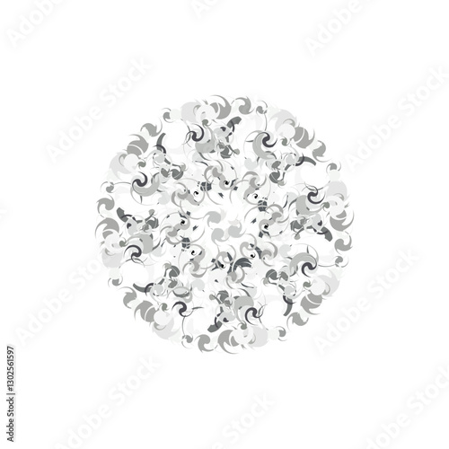 Colorful abstract design on white background