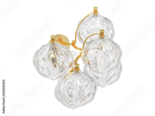 Caselli Sconce - Elegant Lighting Fixture Against white Background	
 photo