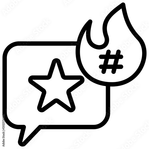 Trendsetter Outline Icon