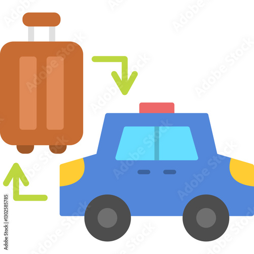 Cargo Taxi Icon