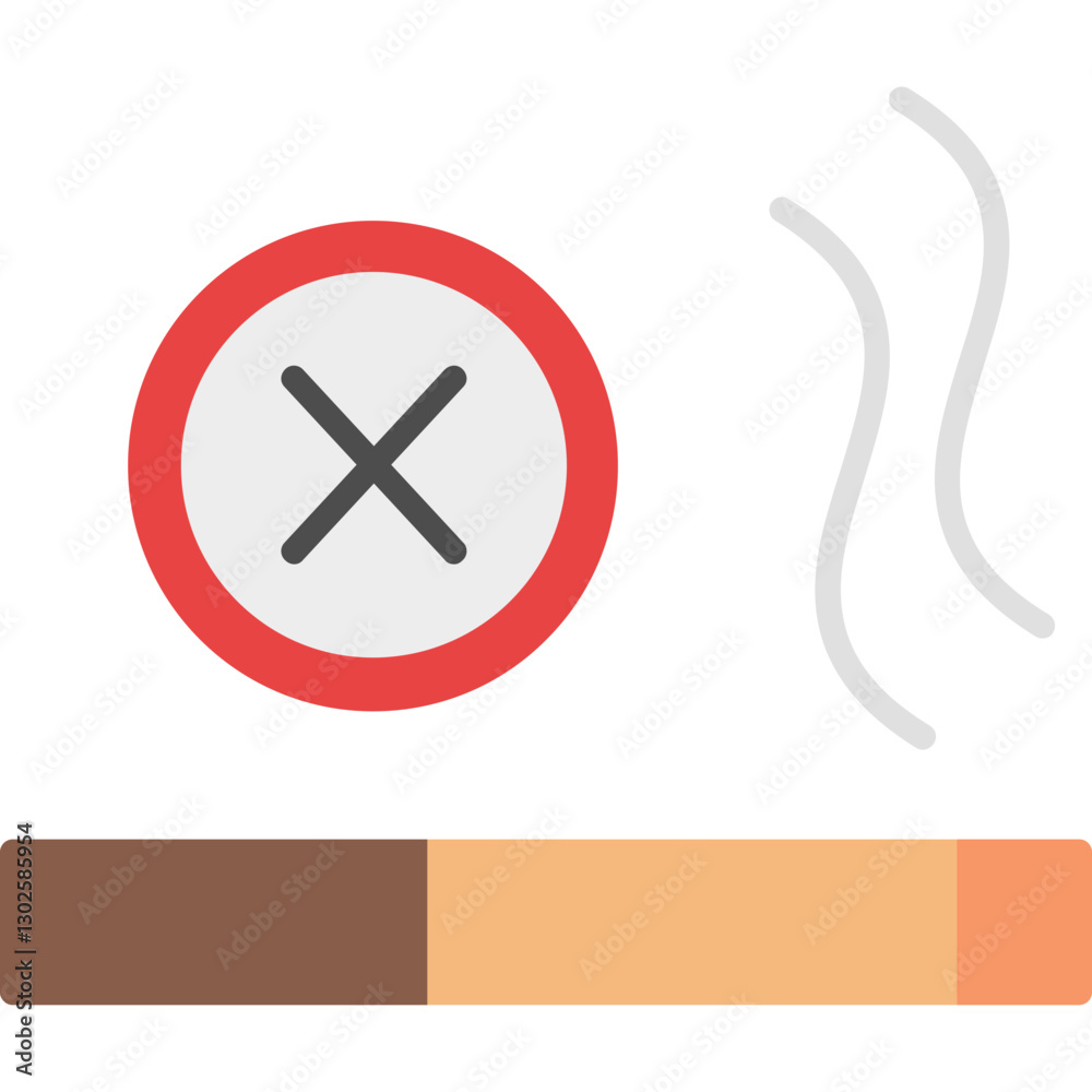Obraz premium No Smoking Icon