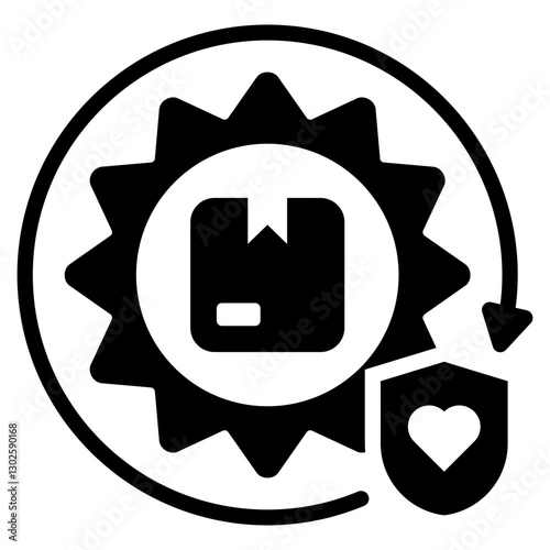 Brand Loyalty Glyph Icon