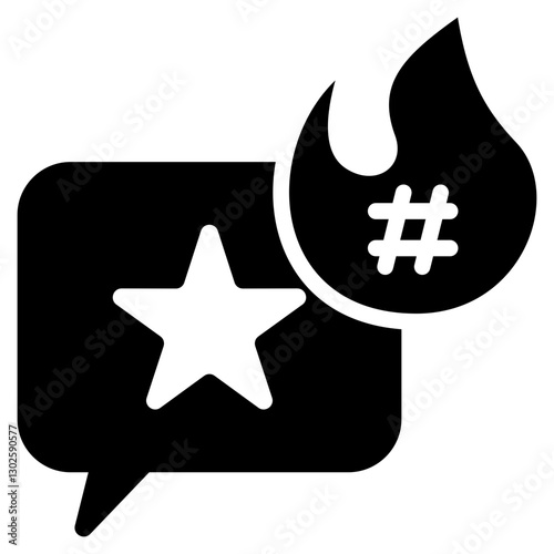 Trendsetter Glyph Icon