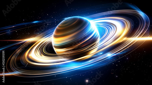 Golden Saturn, Ringed Majesty