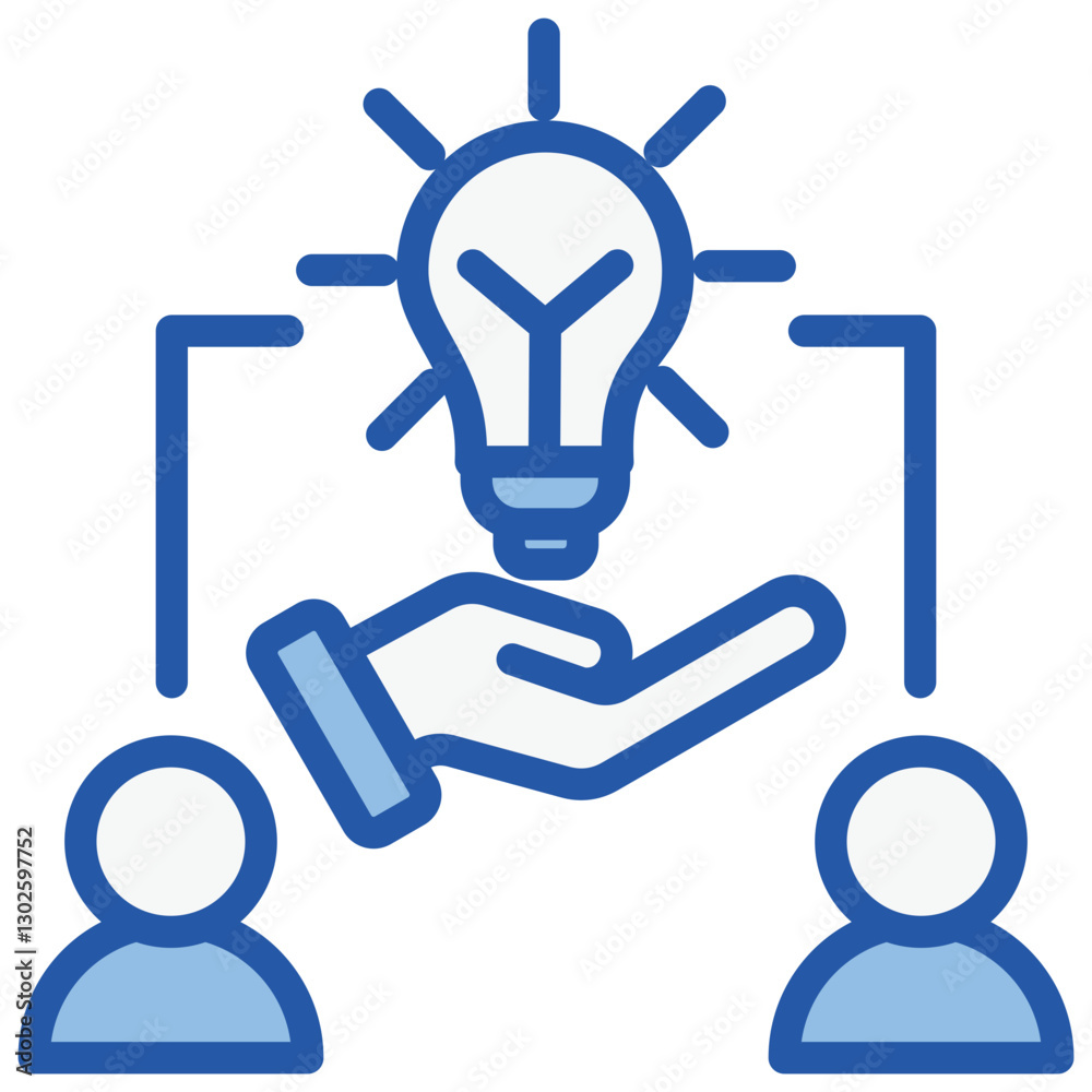 Consumer Insight Blue White Icon Consumer Insight Blue White Icon