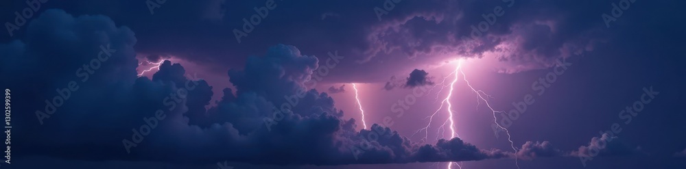 Dark stormy sky with lightning flashing in the distance, tempests, clouds, lightning Dark stormy sky with lightning flashing in the distance, tempests, clouds, lightning