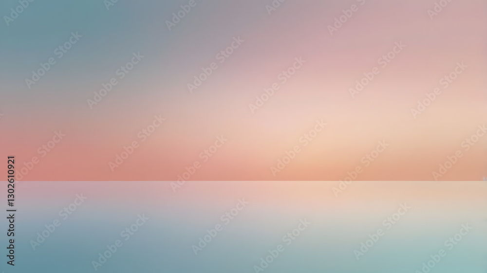 A minimalist background featuring a smooth gradient transition between pastel colors like soft pink, baby blue, and warm peach, creating a calming and aesthetic atmosphere.