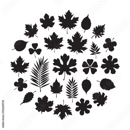 Minimalist Botanical Leaf Illustration for Modern Designs