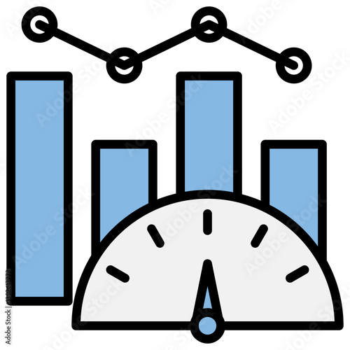 Benchmarking Blue Black Icon