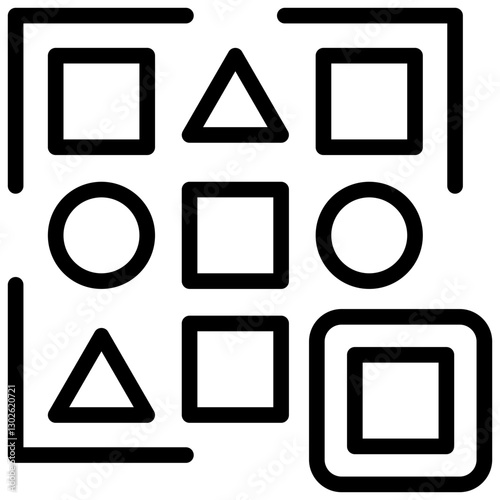 Normalization Outline Icon