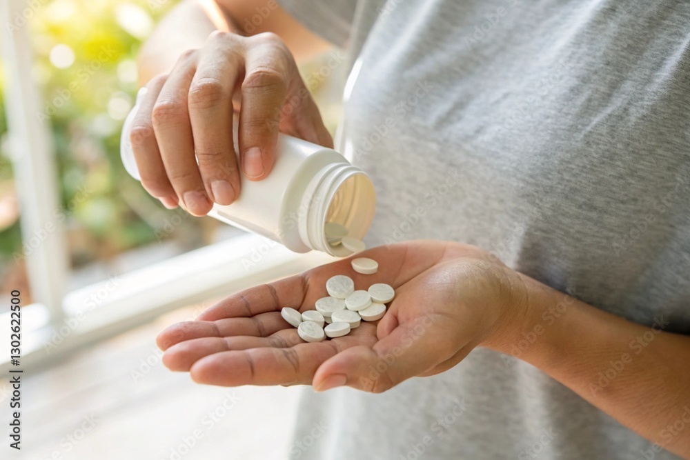 hands pouring medication pills from a bottle hands pouring medication pills from a bottle