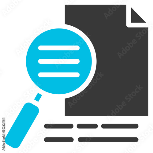 Sampling Glyph Blue Grey Icon