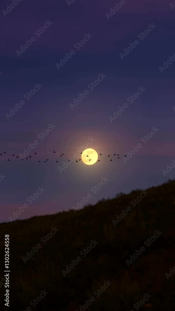 moon and clouds