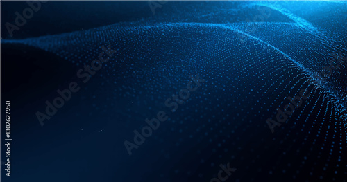 abstract technology particles lines mesh background