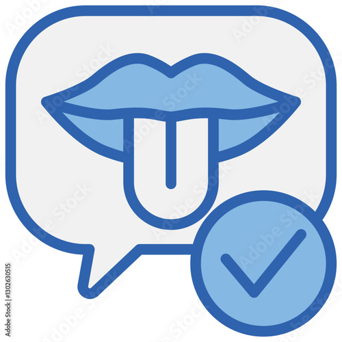Phonology Blue White Icon