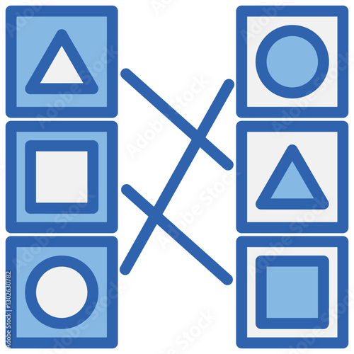 Bert Blue White Icon