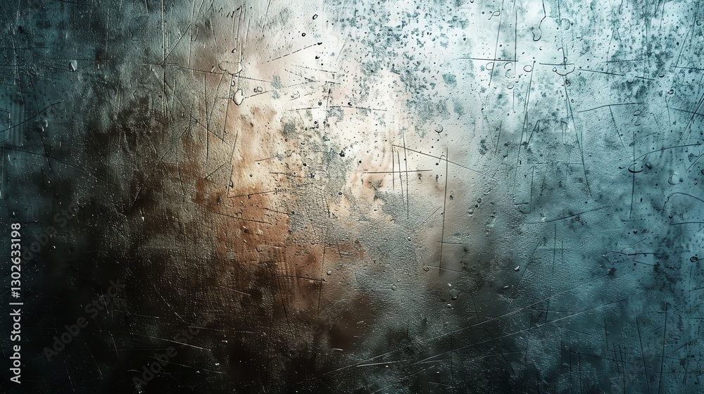 Fototapeta premium A grunge textured background with scratches and marks.