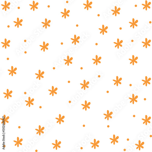 Orang Floral Seamless Pattern