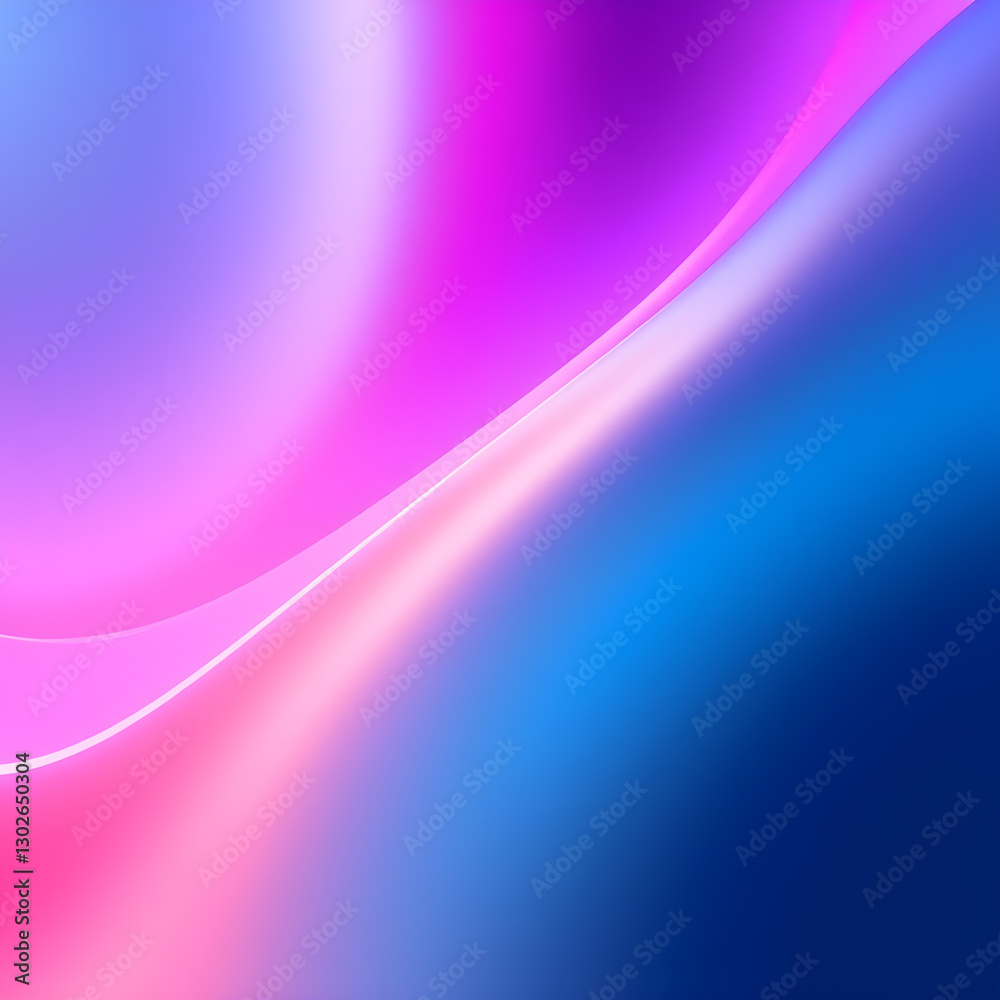 Obraz premium A futuristic 3D abstract background with smooth gradients and glowing neon shapes, perfect for modern designs.