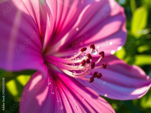 bee on pink flower. flower, pink, nature, plant, spring, purple, macro, blossom, petal, beauty, flora, garden, flowers, petals, bloom, closeup, floral, close-up, crocus, summer, beautiful, stamen, col