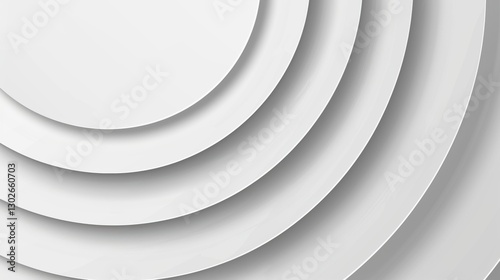 Eye - Catching Paper - Layer Circle Abstract Background: Ideal for Banner, Cover, Poster, Wallpaper Design, Boasting Generous Text Space