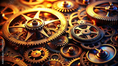 Low Light Animation Gear: Precise Automatic Mechanism in Motion