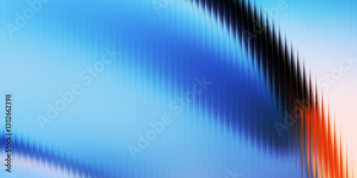 blue fractal glass gradient colorful wave blurred background, noise textured abstract transparent glass trendy wallpaper, for web, banner, fashion, technology