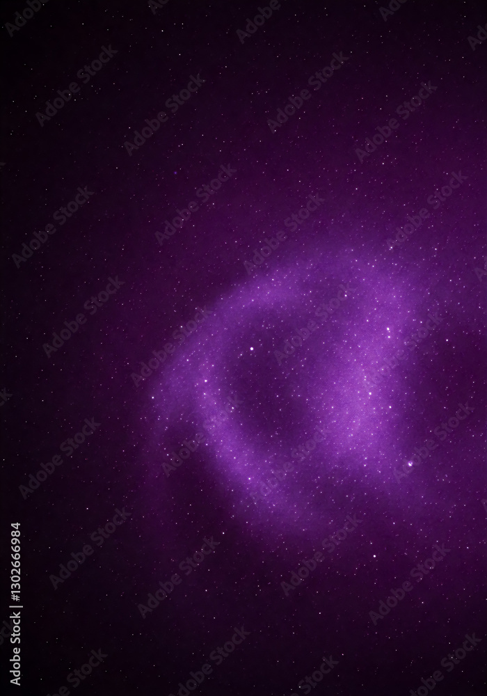 Fototapeta premium デジタルパープル、光の粒子が描く曲線