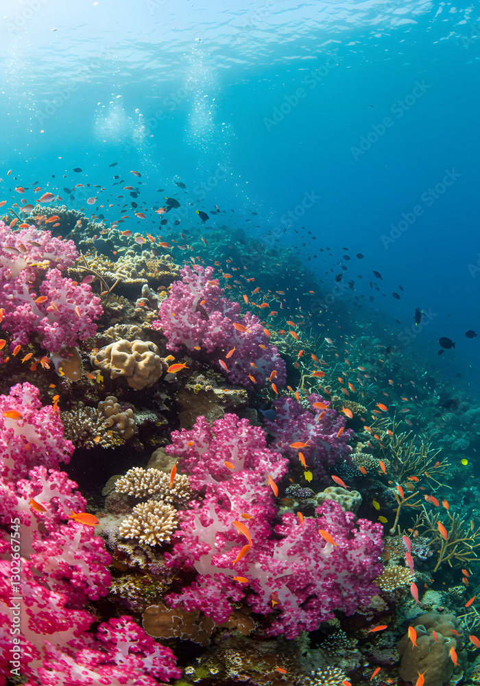 Naklejka premium coral reef