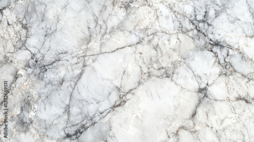 Fototapeta premium White Marble Texture with Gray Veins and Unique Patterns in Surface