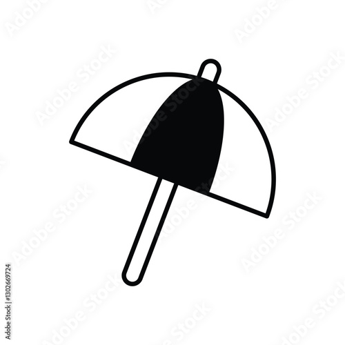 Beach Umbrella vector icon