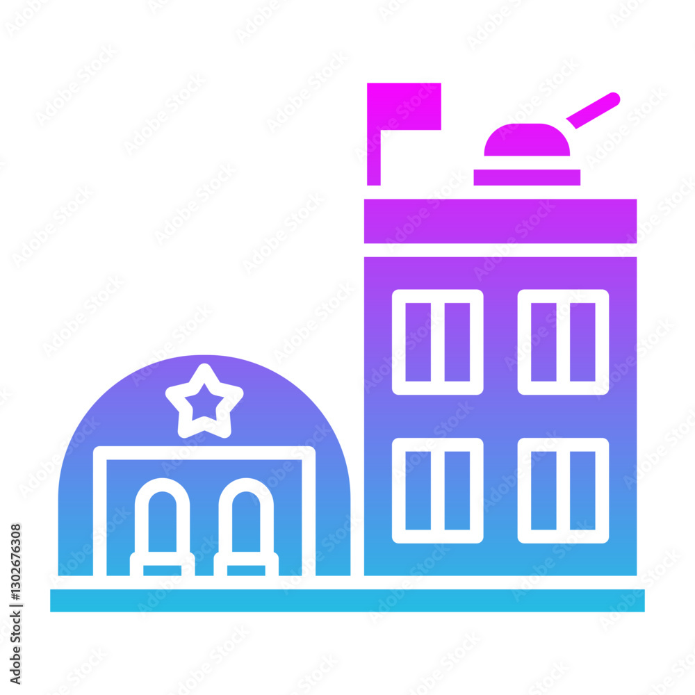 Fototapeta premium Building Icon