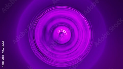 Abstract Swirling Purple and Blue Vortex with Smooth Light Gradients.