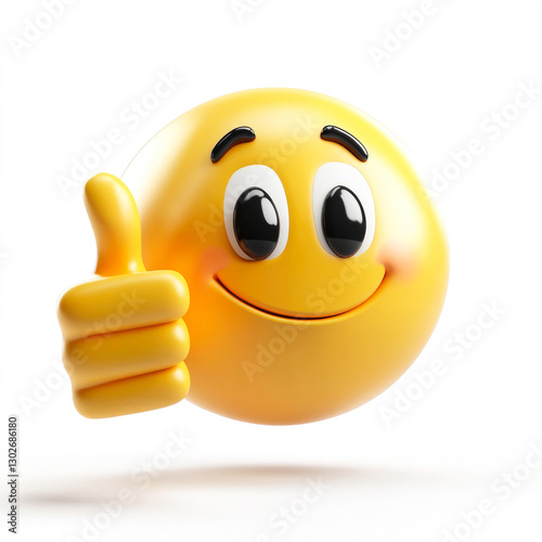 smiling emoji giving a thumb up