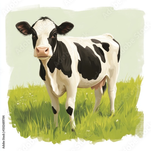 Close view of cow face