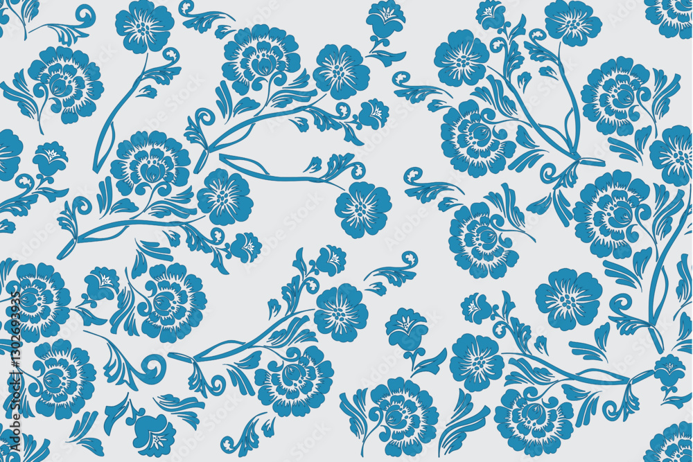 Fototapeta premium seamless floral pattern