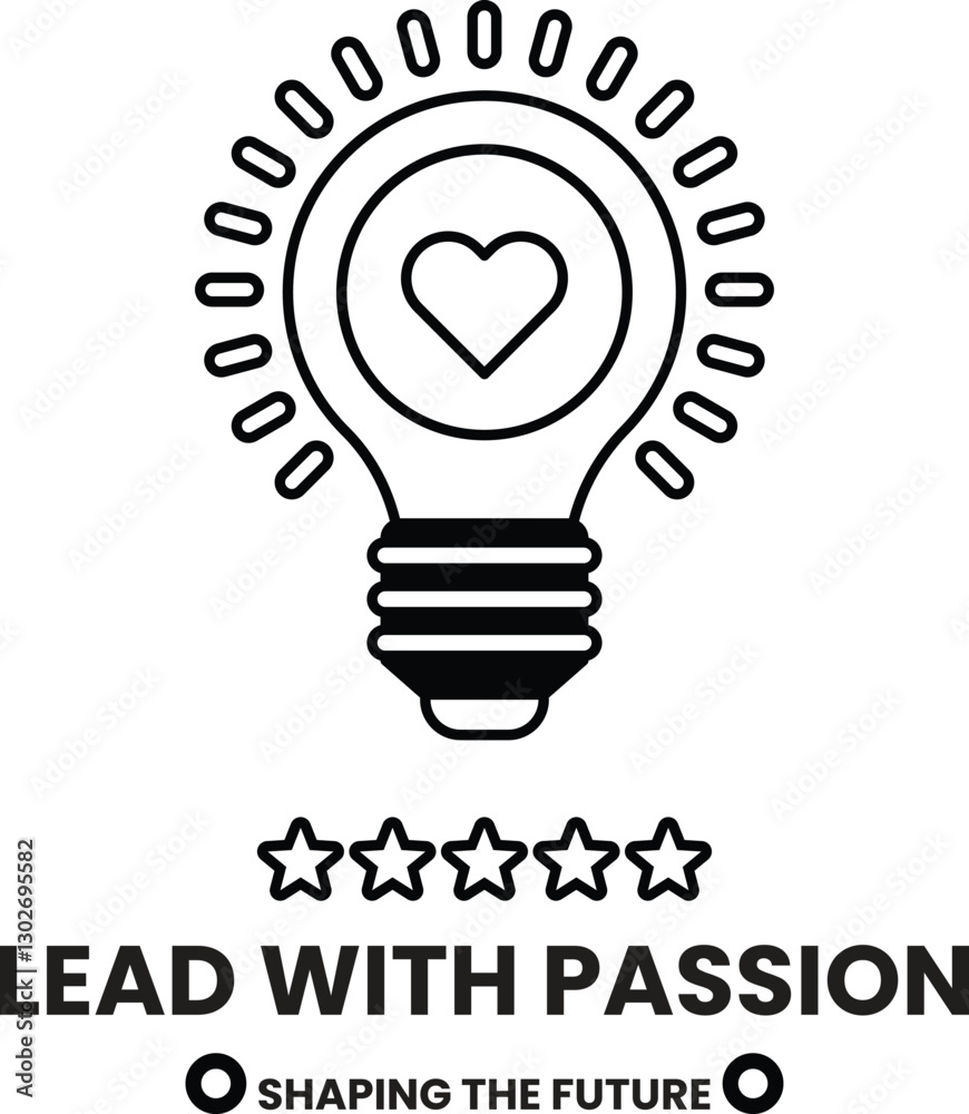 A light bulb with a heart inside of it A light bulb with a heart inside of it