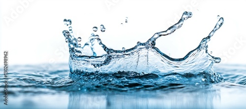 water splash isolated on white background