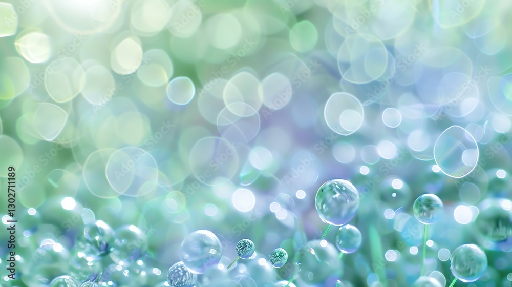 Abstract background of water drops with a blurry green and blue background. Abstract background of water drops with a blurry green and blue background.