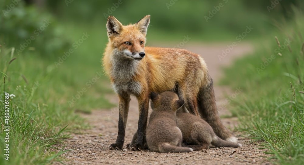Fototapeta premium red fox vulpes