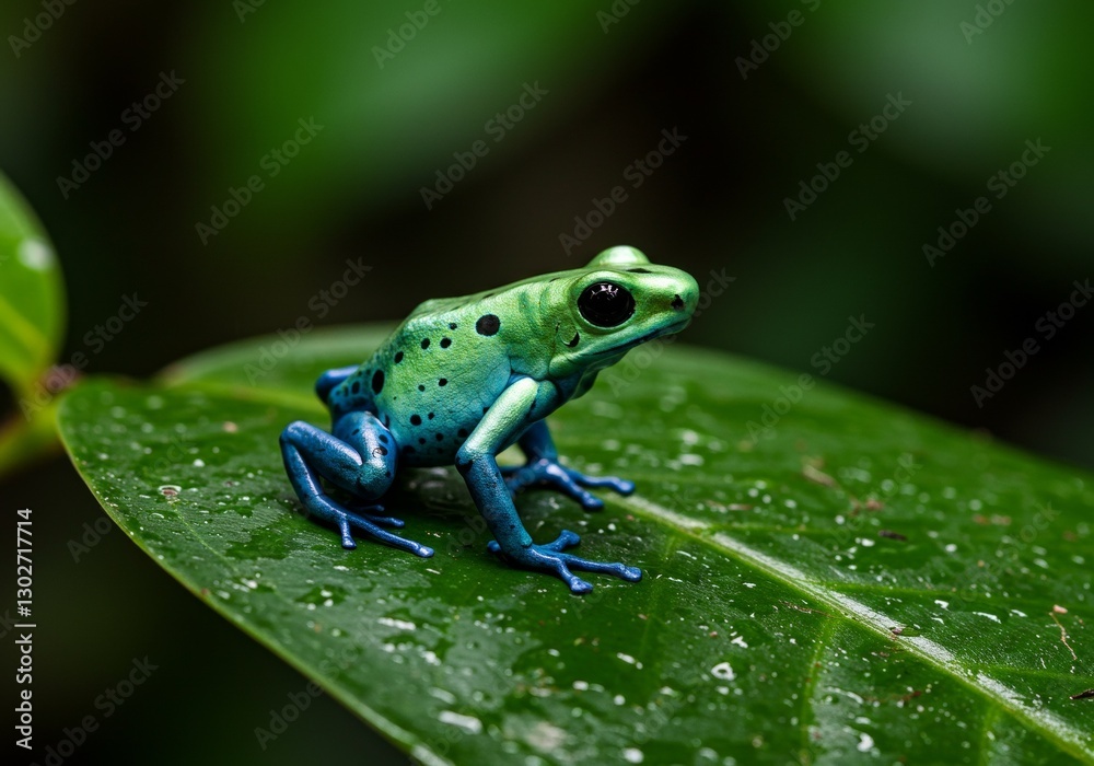 Obraz premium frog on a leaf