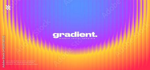 Ripple gradient background design. Modern ripple glass texture effect.