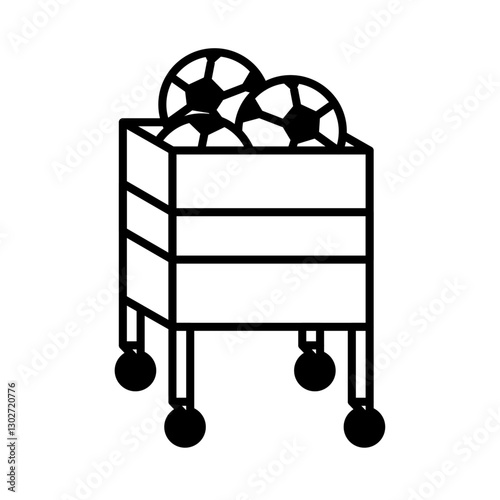 ボールかごのアイコン