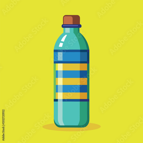 water bottle vector