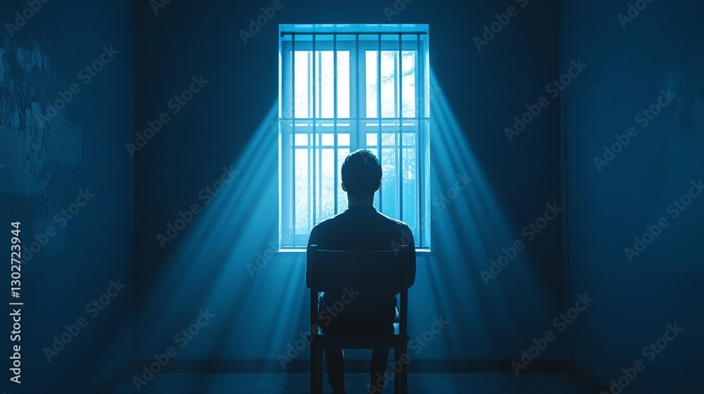 Obraz premium Path to Redemption: A Visual Representation of Recovery from Substance Abuse