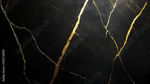 Black gold marble texture, luxury background