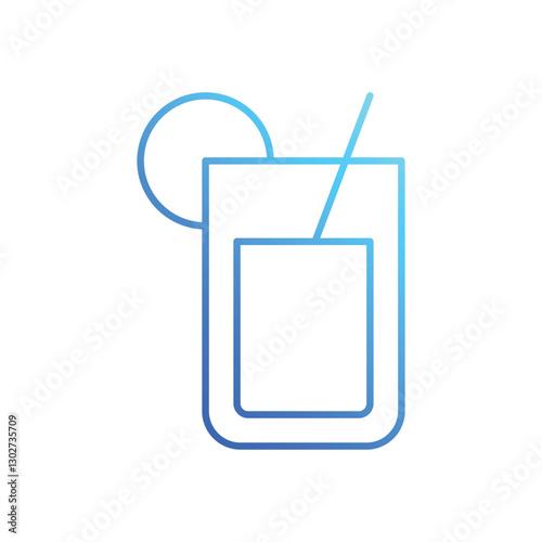 Lemonade vector icon